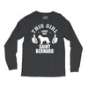 This Girl Loves Saint Bernard Long Sleeve Shirts