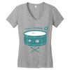pounding away Women's V-Neck T-Shirt
