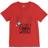 Family Trip To Moon V-Neck Tee