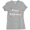 happy halloween Ladies Fitted T-Shirt