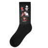 red fusion Socks