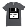 Don't Forget Me Disk Ladies Fitted T-Shirt