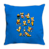 patriotic partying Throw Pillow