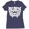 black panther Ladies Fitted T-Shirt