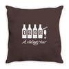 bottles 1965   mens funny Throw Pillow