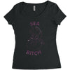 sea bitch Women's Triblend Scoop T-shirt