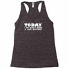 today i am mainly being a lazy bastard Racerback Tank