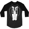 late night tux 3/4 Sleeve Shirt