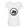 snake black Maternity Scoop Neck T-shirt