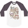 shh, the rat is our patron 3/4 Sleeve Shirt