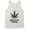 Support Melanoma Cancer Awareness With A Black Cannabis Leaf Tank Top