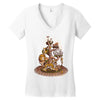 cat&rsquo;s menagerie Women's V-Neck T-Shirt
