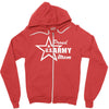 us army proud mom Zipper Hoodie