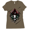 illuminati damage Ladies Fitted T-Shirt