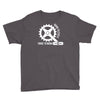 born to cycle forced to work Youth Tee