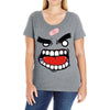 anger tee (flat version) Ladies Curvy T-Shirt