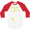 Muggle On Board Yellow 3/4 Sleeve Shirt