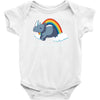real unicorns have curves Baby Bodysuit