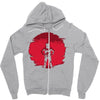red planet Zipper Hoodie