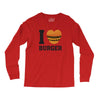 i love burger Long Sleeve Shirts