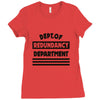 redundancy Ladies Fitted T-Shirt