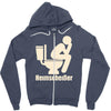 heimschei&szlig;er funny Zipper Hoodie