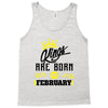Kings Are Born In February Tank Top