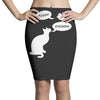 pussy chicken tshirt funny cat bird humor tee rooster Pencil Skirts