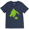 curling V-Neck Tee