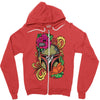boba flower Zipper Hoodie