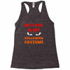 my face is my halloween Racerback Tank