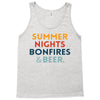 Summer Night Bonfires Beer Tank Top