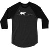 rope heart cat 3/4 Sleeve Shirt