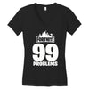 fortnite 99 problems Women's V-Neck T-Shirt