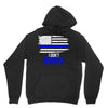 i don't kneel   patriotic stand for the flag, kneel for the dead Hoodie