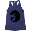 nightmare before christmas black logo Racerback Tank