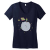 little fresh prince Women's V-Neck T-Shirt