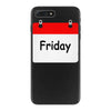title of day of the week friday day of the week iPhone 7 Plus Case