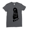 eat drink and be scary 2 Ladies Fitted T-Shirt