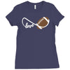 football infinity love Ladies Fitted T-Shirt