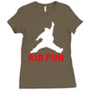 air pun big pun logo Ladies Fitted T-Shirt