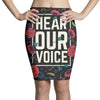 Women's March Hear Our Voice Pencil Skirts