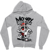 rich cat Zipper Hoodie