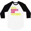 little boobed and tattoed 3/4 Sleeve Shirt