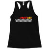 Fire White Racerback Tank