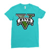 five logo Ladies Fitted T-Shirt