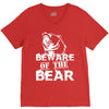 Beware Of The Bear V-Neck Tee