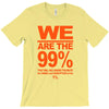 we are the 99% t shirt occupy wall street anti corporate greed black T-Shirt