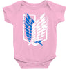 wings of freedom Baby Bodysuit