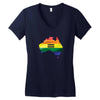 Australia Lgbt Women's V-Neck T-Shirt